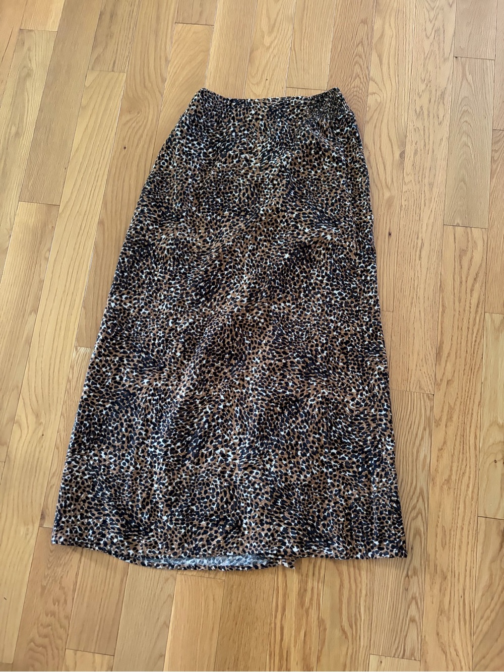 Old Navy Leopard Print Maxi Skirt - Brown and Black
